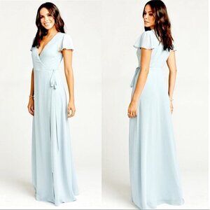 Show Me Your MuMu Light Blue Maxi Dress